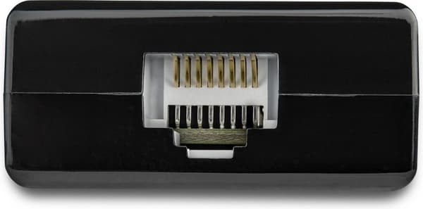 USB 3.0 till Gigabit nätverksadapter med inbyggd 2-ports USB-hubb
