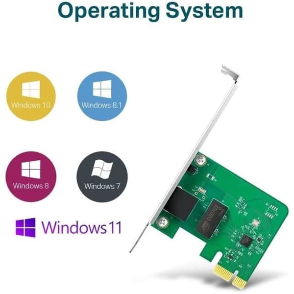 PCI-nätverkskort - TP-LINK - 32-bitars PCI Express/1 10/100/1000 Mbps - RJ45-port - TG-3468