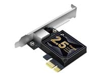 TP-Link TX201 V1 Network Adapter PCI Express 2.1 x4 2.5Gbps Sort, Grå