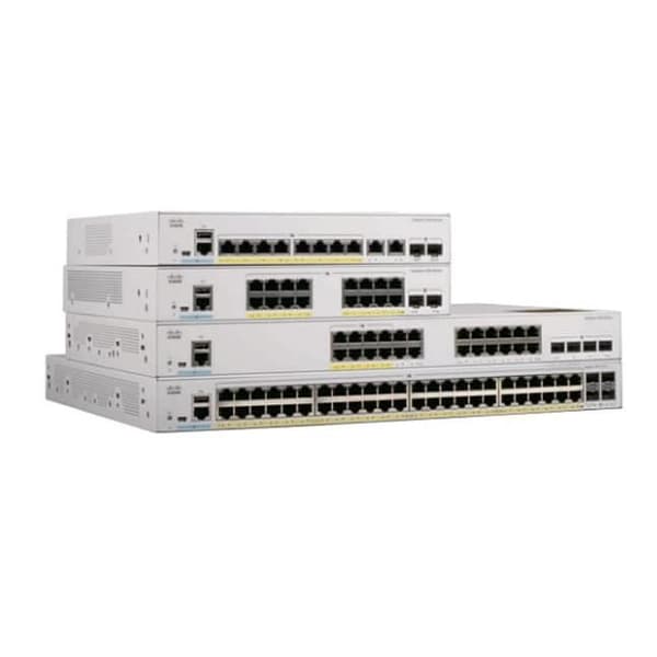 CISCO CATALYST C1000FE-24T-4G-L L2 MANAGED NÄTVERKSSWITCH GRÅ Grå