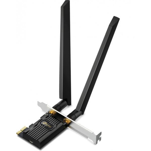 TP-LINK Archer TXE72E Tri-band PCI-E-WiFi 6E-adapter och Bluetooth 5.3-adapter Svart