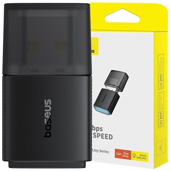 Baseus BS-OH169 300Mb/s USB nettverkskort - svart