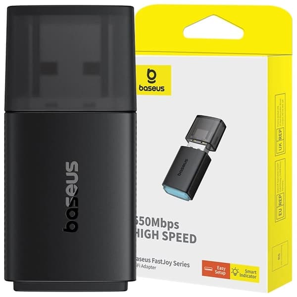 Baseus BS-OH170 650Mb/s 5GHz USB-nettverkskort - Svart