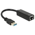 Miniatyrbild 1 av 4: Nätverksadapter - DELOCK - 62616 - USB 3.0 - Gigabit Ethernet - Drivs av USB