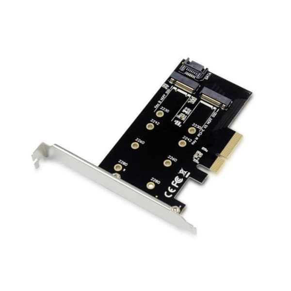 Conceptronic EMRICK04B PCI Express-kort 2 i 1 M.2 PCIe SSD-adapter - 4015867223666