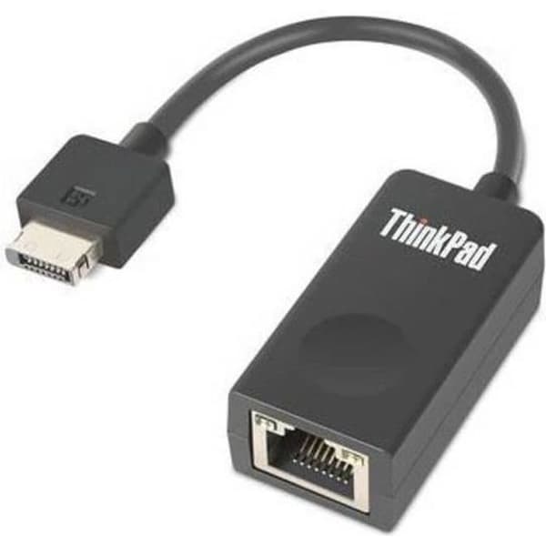 LENOVO Laptop Ethernet-kort - 1 port - Twisted Pair Svart