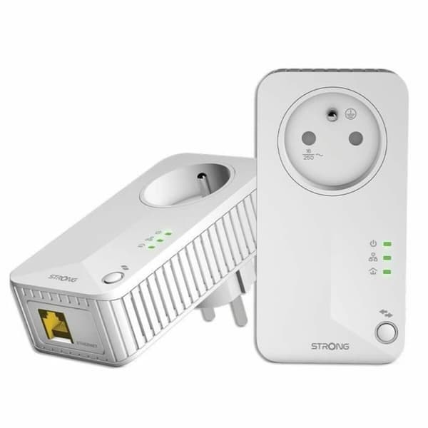 PLC Adapter STRONG Powerline 600 Triple Hvid