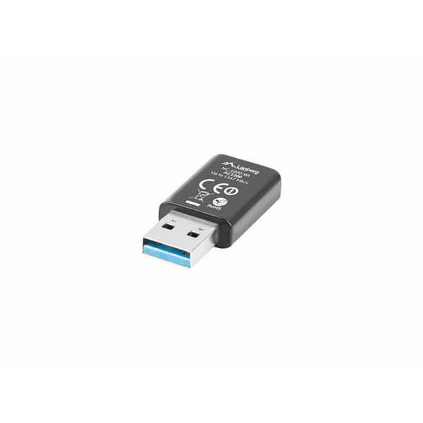 Netværksadapter Lanberg NC-1200-WI Sort