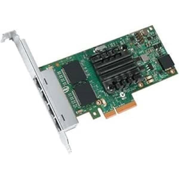 INTEL Gigabit Ethernet-kort för server I350-T4 - PCI Express 2.1 x4 - 4 portar - 4 x nätverk (RJ-45) - Twisted Pair