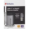 Miniatyrbild 4 av 4: USB 3.0 Typ C till RJ45 Verbatim Gigabit nätverkskort - grått/svart - TU
