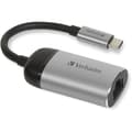 Miniatyrbild 1 av 4: USB 3.0 Typ C till RJ45 Verbatim Gigabit nätverkskort - grått/svart - TU