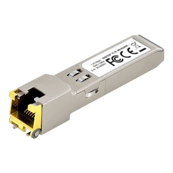 DIGITUS Professional DN-81005 Gigabit Ethernet 10Base-T, 100Base-TX, 1000Base-T RJ-45 SFP-sändarmodul (mini-GBIC)...