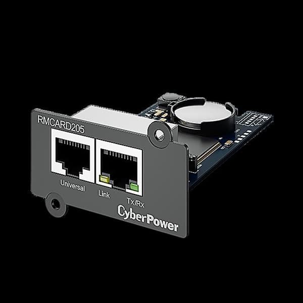 Fjärrövervakningskort - CyberPower - RMCARD205 - 100 Mb LAN - Auto-förhandling - IPv6