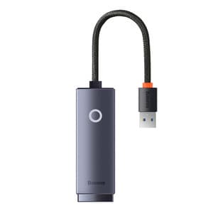 Nettverksadapter Baseus Lite Series USB til RJ45, 1000 Mbps (grå)