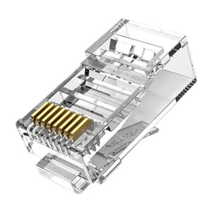 Modulär kontakt RJ45 Cat.5E UTP Vention IDBR0-100, transparent, 100 st