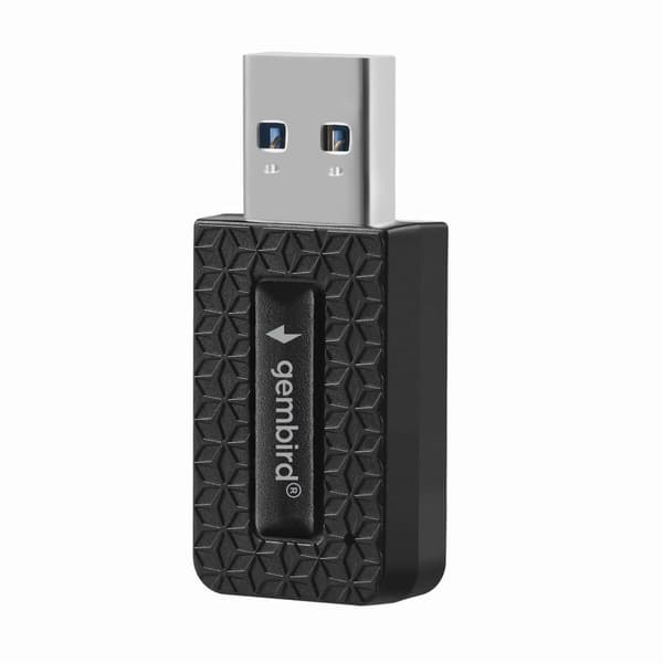 Gembird WNP-UA1300-03 Kompakt dubbelband AC1300 USB Wi-Fi-adapter