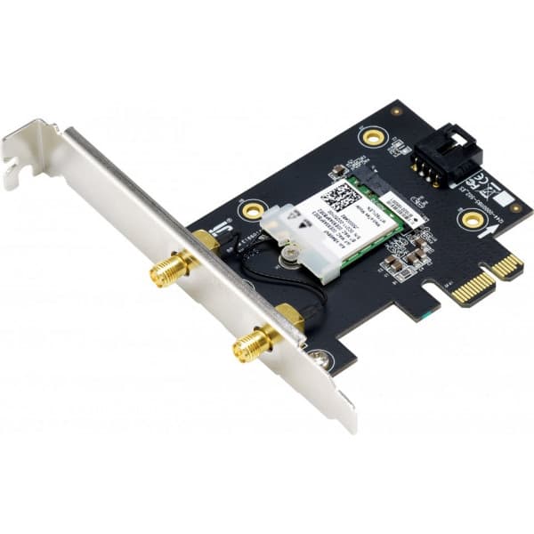 Asus PCE-AX1800 Dual-band PCI-E-WiFi 6-adapter och Bluetooth 5.2 -adapter