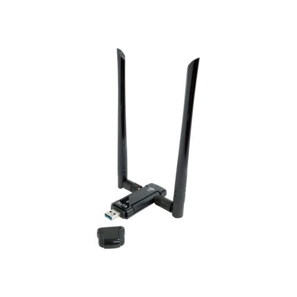 ALFA AWUS036AC USB 3.0 nätverksadapter - Svart - 867 Mbits/s - 2,4 GHz, 5 GHz