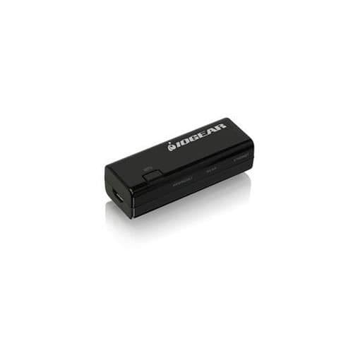 Wi-Fi-brygga - iogear - GWU637 - Trådlös - Micro-USB - 300 Mbit/s - Svart