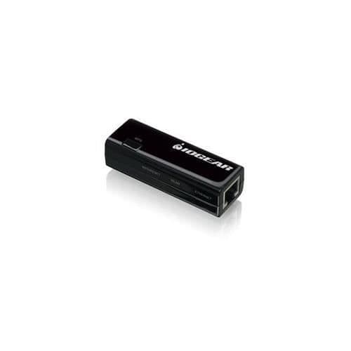 Wi-Fi-brygga - iogear - GWU637 - Trådlös - Micro-USB - 300 Mbit/s - Svart Svart