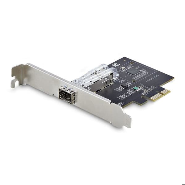 1-ports GbE SFP-nätverkskort - STARTECH.COM - Intel I210-IS - 1000BASE koppar/optisk fiber - PCIe 2.1 x1 Svart