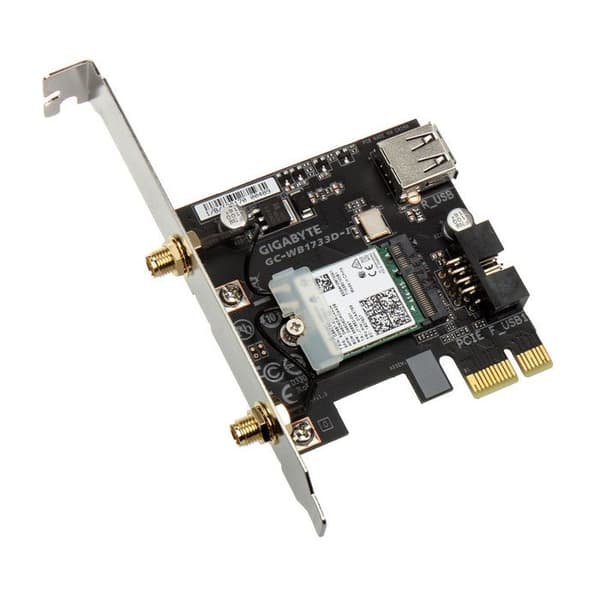 Gigabyte GC-WB1733D-I, intern, trådlös, PCI-E, WLAN-Bluetooth, IEEE 802.11ac, 1733 Mbit-s