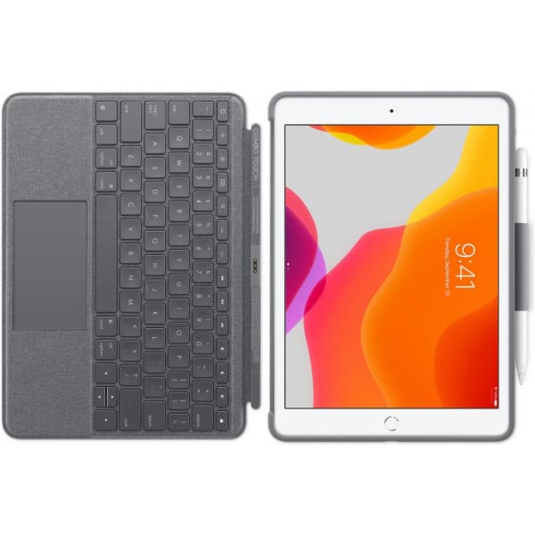 Logitech Combo Touch -näppäimistö/suojakotelo, 7., 8. & 9. sukupolven iPadille