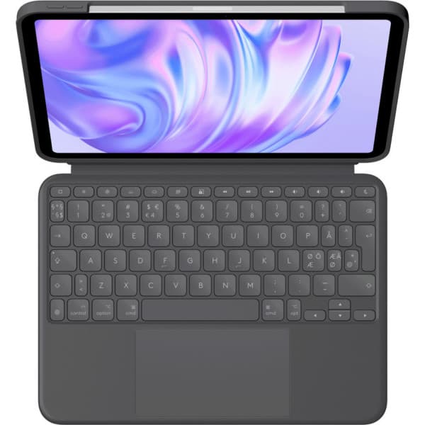 Logitech Combo Touch -tangentbord/fodral, 11" iPad Pro M4