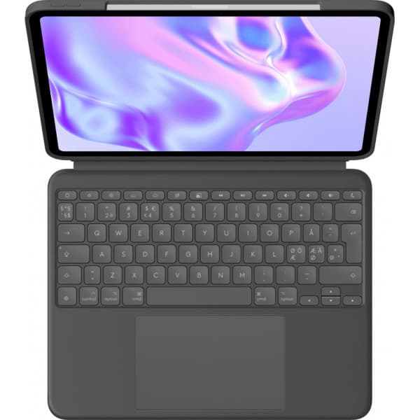 Logitech Combo Touch -tastatur/cover, 13" iPad Pro M4