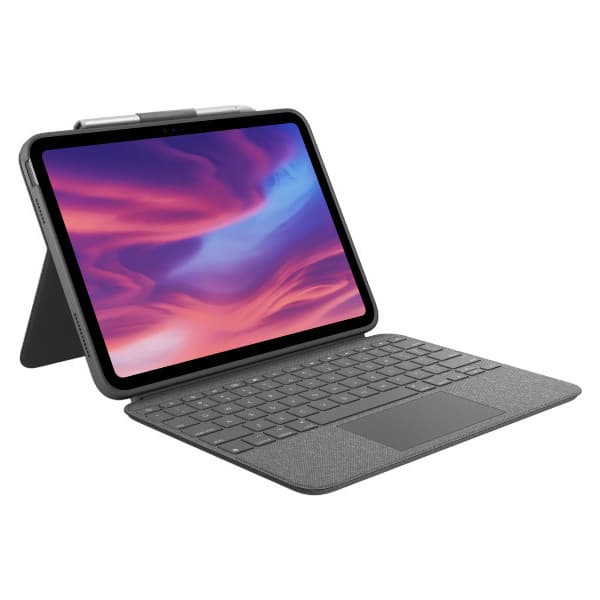 Logitech Combo Touch -tastatur/etui til 10. generation iPad