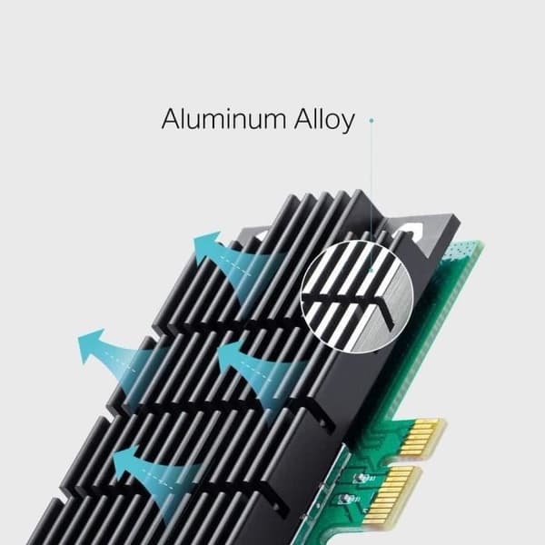 AC1200 Mbps WiFi nätverkskort - TP-Link Archer T4E - PCI Express