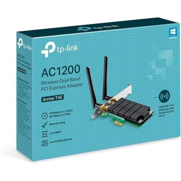 AC1200 Mbps WiFi nätverkskort - TP-Link Archer T4E - PCI Express