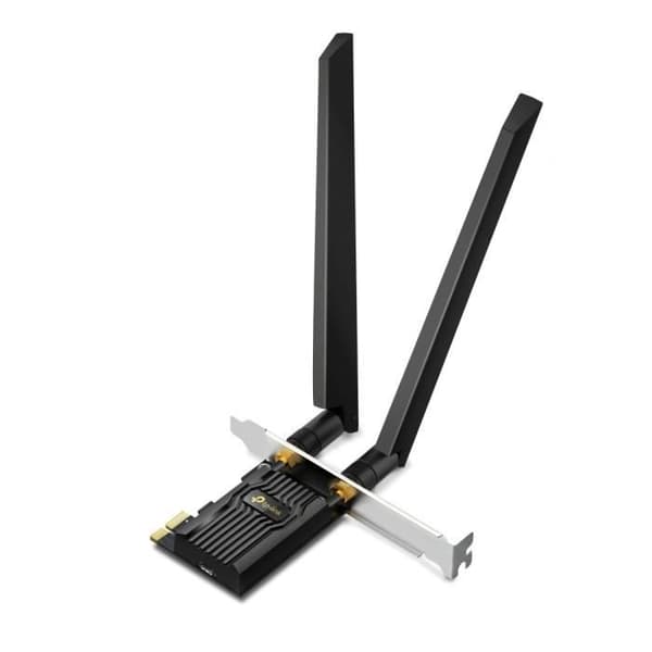 WiFi 6E PCIe WiFi-kort AXE5400 - TP-Link Archer TXE72E - Bluetooth 5.2, Tri-band (6GHz/5GHz/2.4GHz), WPA3, Inter Wi-Fi 6E Chipset