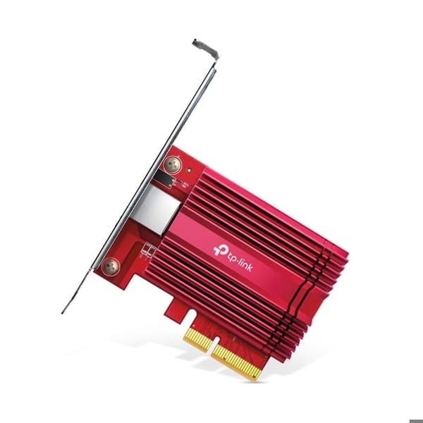 10 Gigabit PCIe nätverkskort - TP-Link TX401 - Låg latens - Kompatibel med Windows 11/10/8.1/8/7