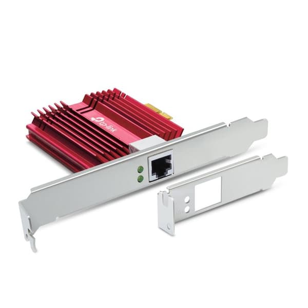 10 Gigabit PCIe nätverkskort - TP-Link TX401 - Låg latens - Kompatibel med Windows 11/10/8.1/8/7