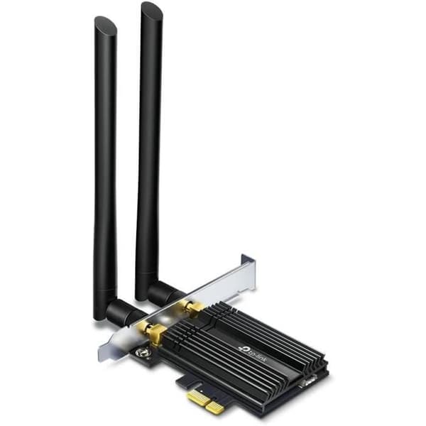 TP-Link WiFi 6 WiFi-kort PCIe AX3000 - Archer TX50E - Dual Band Adapter Bluetooth 5.3 WiFi-kort med 2 antenner
