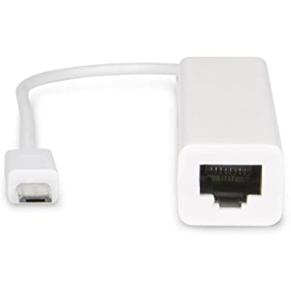 Nätverkskort RJ45 för Tablet PC och Smartphone Android - Hamlet hnumf100 - Micro USB till LAN 10/100 Adapter