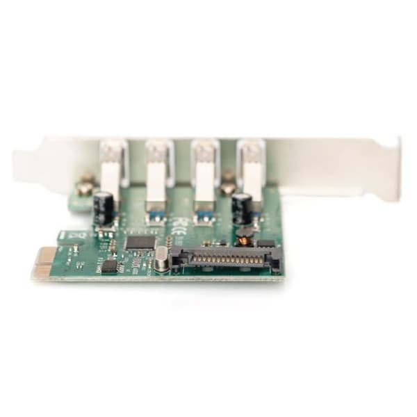 USB-adapter - Digitus - DS-30221-1 - Intern - PCI-E - 4 portar USB 3.0