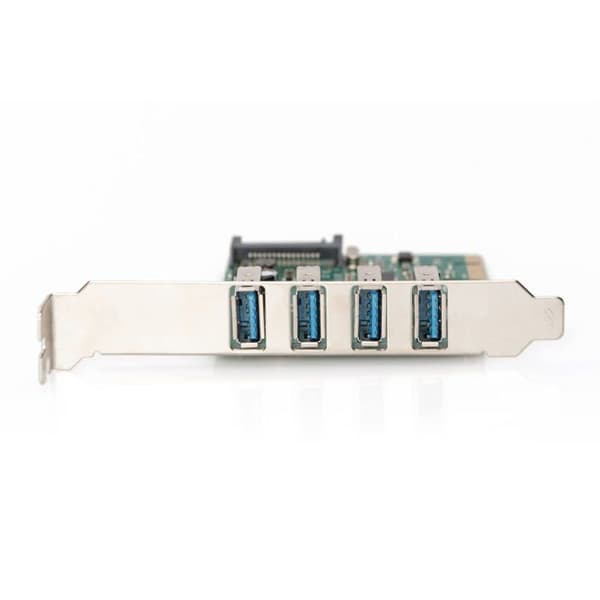 USB-adapter - Digitus - DS-30221-1 - Intern - PCI-E - 4 portar USB 3.0