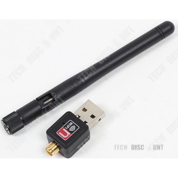 TD® trådlöst nätverkskort wifi-mottagare usb nätverkskort med antenn 150m nätverkskort mini bärbar trådlös adapter