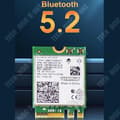 Miniatyrbild 3 av 4: TD® Inbyggd 3000M WIFI6E trådlöst nätverkskort bärbar dator med Bluetooth 5.2-överföring, snabb och enkel installation