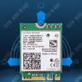 Miniatyrbild 4 av 4: TD® Inbyggd 3000M WIFI6E trådlöst nätverkskort bärbar dator med Bluetooth 5.2-överföring, snabb och enkel installation