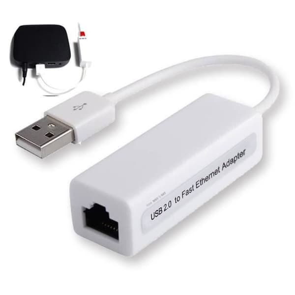 TD® trådbundet nätverkskort - USB 2.0 - Plug and Play - Ingen fördröjning