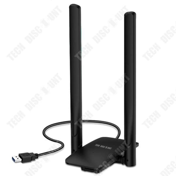 TD® 3.0 Dual Frequency Network Card Readerless 1200M 180° flexibel antenn USB trådlös mottagare 5,8G signalförstärkare/