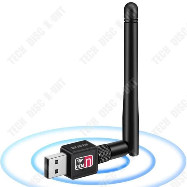 TD® trådlöst nätverkskort usb wifi150M extern adapter för stationär bärbar dator mottagning och sändning är mer kompatibel
