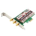 Miniatyrbild 4 av 4: 3st LAN-antenn PCI-E Express 450Mbps trådlös wifi-kortadapter för Windows 7-8-10-XP AC990