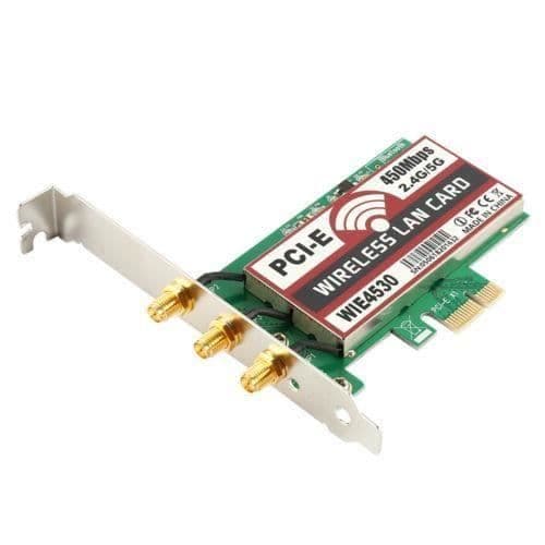 3st LAN-antenn PCI-E Express 450Mbps trådlös wifi-kortadapter för Windows 7-8-10-XP AC990