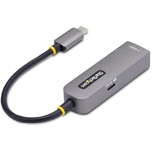 USB-C till Ethernet-adapter - StarTech.com - NIC - 100W PD Pass-Through - 1Gbps - Kompatibel med flera operativsystem