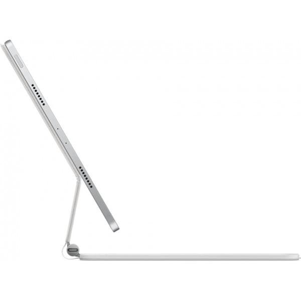 Apple Magic Keyboard 11" iPad Air (M2) -tangentbord och skydd, vitt (MJQJ3)
