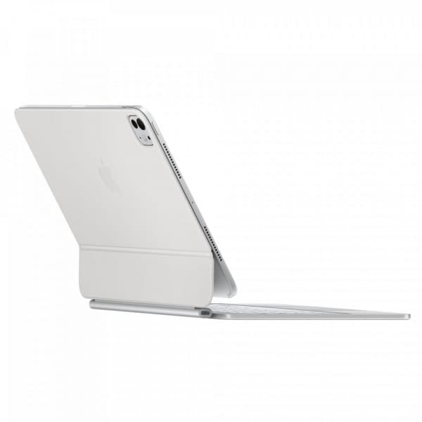 Apple Magic Keyboard för 11" iPad Pro (M4) - tangentbord och skydd, vit (MWR03)
